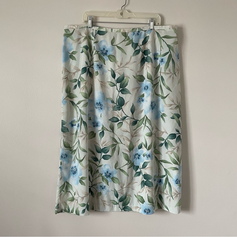 VTG Floral Midi Skirt